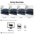 thumbnail image 7 of PiccoCasa Soft 1800 Microfiber Oxford Pillowcases 2Pcs, Queen Navy Blue, 7 of 7