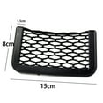 thumbnail image 2 of FZPJJNB 2X Car Body Edge Seat Back Elastic Net Storage Phone Holder Interior Accessories Back Y03, 2 of 9