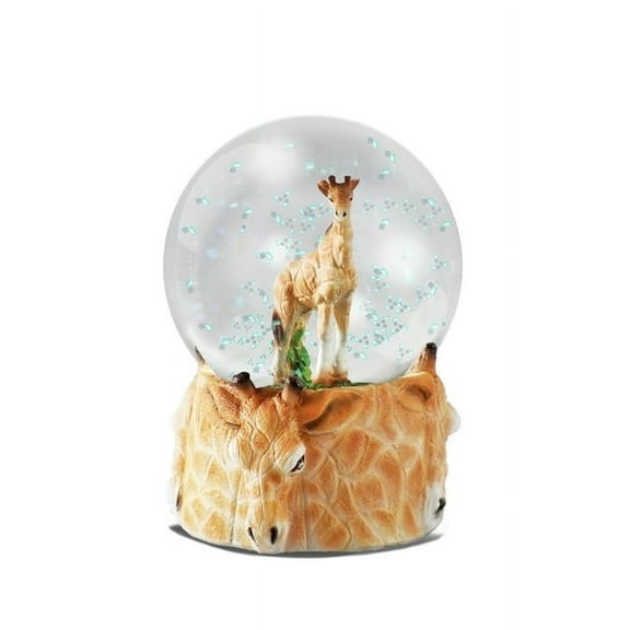 Water Globe - Giraffe from Deluxebase. Snow Globe Animal Decor with Giraffe Figurine. Glass Glitter Globe with Resin Figurines and Molded Base. Great Home Decorations, Novelty Decor & Giraffe Gifts.