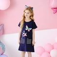 thumbnail image 4 of VIKITA Girl Dress Short Sleeve Cotton Dresses for Kids SH4779 7-8 Years, 4 of 6
