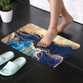 thumbnail image 6 of Diatomaceous Earth Bath Mat,Blue sand marble Soft Wrinkle Free Bathroom Floor Rugs Non-Slip Volume Super Absorbent Fast Drying for Bathroom Kitchen Door mat,Eco-Friendly Easy to Clean（43cmx70cm）, 6 of 6