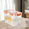 thumbnail image 2 of Household Cold Kettle With Faucet Fruit Teapot Water Bucket Water Jug Orange, 2 of 8