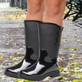 thumbnail image 1 of BELOVING Bottes de Pluie pour Femmes Imperméables Mode pour Rues de Ville Animées Voyage en Plein Air 40, 1 of 10