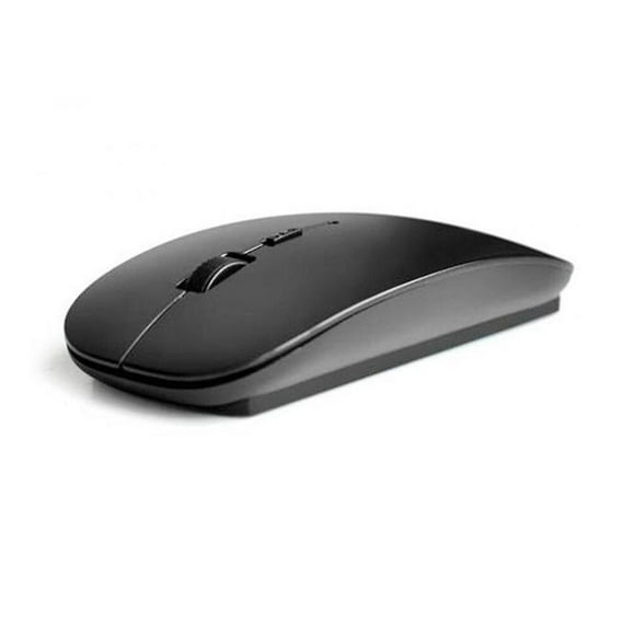 2.4g 4 Buttons Ergonomic Flat Wireless Mouse With Usb Nano Receiver(black)