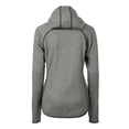 thumbnail image 3 of Women's Cutter & Buck  Heather Gray George Washington University Vault Mainsail Full-Zip Hooded Jacket, 3 of 3