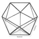 thumbnail image 4 of Terrario Geométrico De Cristal ANGGREK Macetero de Vidrio 17 x 10 x 10 cm, 4 of 8