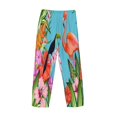 thumbnail image 5 of Daiia Tropical Jungle Flamingo Men's Sleep Pant with Pockets and Drawstring,Pajama Pants-XX-Large, 5 of 9