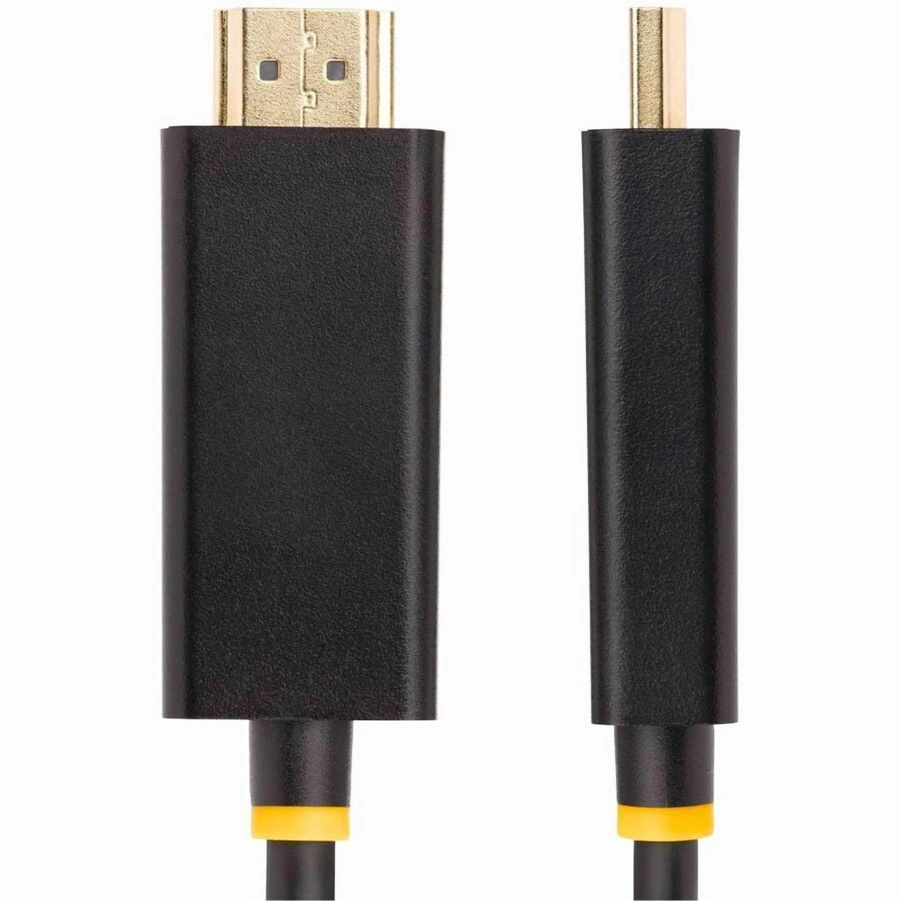 StarTech 12ft DisplayPort to HDMI Adapter Cable, 4K 60Hz with HDR, DP to HDMI 2.0b Cable, Active Video Converter