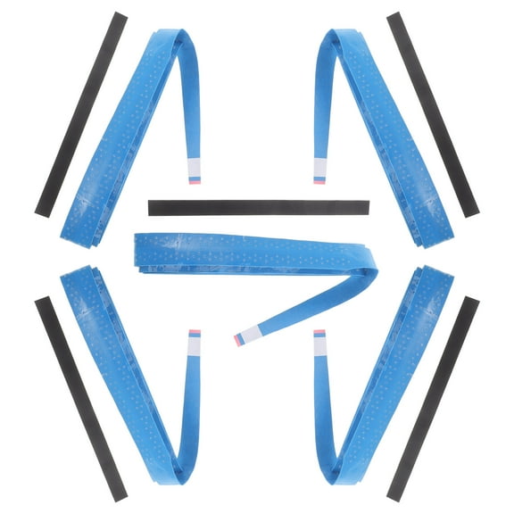 DRAFIDEEP 5Set Grip Enhancement Racket Grip Tape for Pickleball Paddle and Tennis Racket -Blue