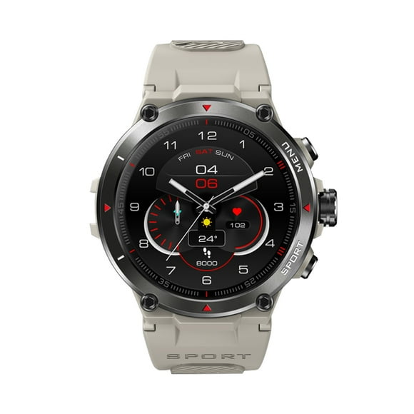 Labymos Zeblaze Stratos 2 Smart Sports Watch 1.3'' Full-touch Screen 360*360 High Resolution 4-Satellite/3-Mode 24H Health Monitor 25-day Endurance 5ATM Waterproof Custom Dial
