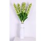 thumbnail image 3 of Ramo de flores de simulación de lirio de los valles artificial de 5 cabezas para decoración del hogar (blanco), 3 of 4