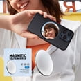 thumbnail image 2 of Espejo para selfies MagSafes de aleación de aluminio con succión magnética para iPhone 16, espejo convexo para cámara auxiliar., 2 of 4