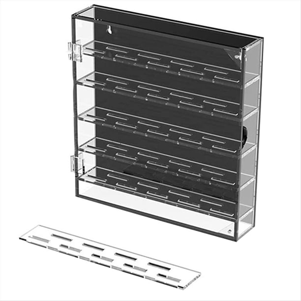 Caja de ColeccióN de Monedas de 5 de AcríLico para Exhibir Monedas de DesafíO. Exhibidor de Gran Capacidad para Monedas y Insignias.
