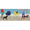 thumbnail image 2 of Pearce, Allison 14x8 White Modern Wood Framed Museum Art Print Titled - Stroller Dogs II - Mini, 2 of 4