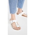 thumbnail image 2 of Sandalias Birkenstock Gizeh Big Buckle blancas talla 6 US, 2 of 4