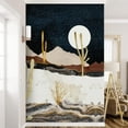 thumbnail image 2 of Idea4wall 3pcs Nordic Style Nature Landscape Stick Wallpaper Removable Wall Murals Large Wall Stickers for Home Decoration, 96"x72", 2 of 5