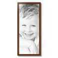thumbnail image 2 of ArtToFrames 10" x 24" Walnut Picture Frame, 10x24 inch Brown Wood Poster Frame (WOM-4215),  Pack, 2 of 8