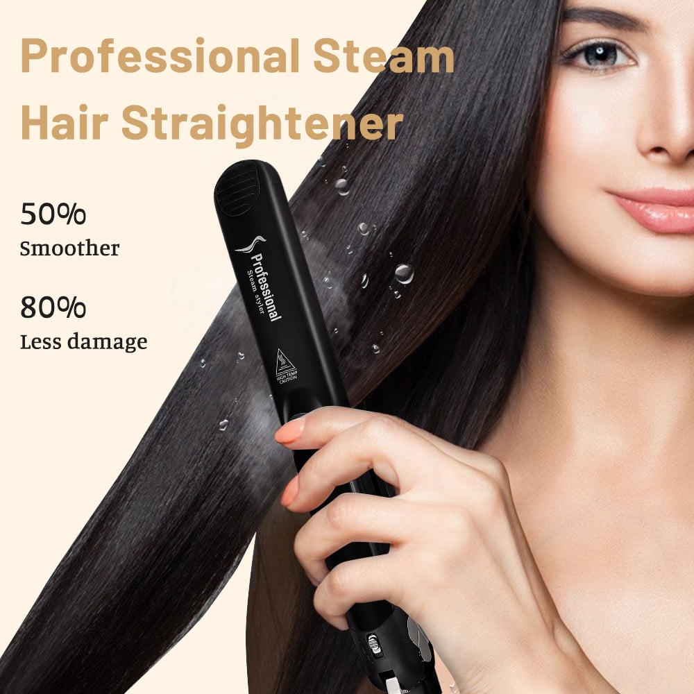 Hair straightener that uses steam sales