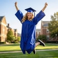 thumbnail image 4 of 2026 Graduation Cap and Gown Set with Tassel Unisex Matte Graduation Gown for High School and College Commencement Ceremony, 4 of 7