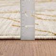 thumbnail image 5 of Luxe Weavers Modern Abstract Branches Cream Gold 2x8 Runner Rug, Machine-Made Hallway Carpet, 5 of 9