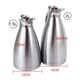 thumbnail image 5 of Taza de café de Acero Inoxidable de 1.5L/2L, Jarra Termo con Aislamiento al vacío de Doble Pared para Bebidas de té(1.5L-Plata) Cocina Fugacal  NO, 5 of 8