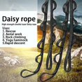 thumbnail image 5 of 2pcs Nylon Daisy Chain Rope, High Strength Aerial Yoga Hammock Tree Strap, 23KN Climbing Sling Runner, Adjustable Hanging Trapeze Extension Straps, 5 of 5