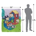 thumbnail image 5 of Rugrats Blanket, 50"x60" Rugrats Playground Silky Touch Sherpa Back Super Soft Throw Blanket, 5 of 5