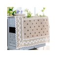 thumbnail image 5 of Microwave Oven Cover Dustproof Cotton Machine Protector Decorative Kitchen Appliance Cover with Side Storage Pockets 13.7x39.3inches, 5 of 6