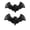 2PCS, variant on Woven Bamboo Bat Decor, Black Woven Rattan Bat Wall Hanging Halloween Decor, 3D Scary Handcrafted Black Rope Bats, Rustic Natural Farmhouse Halloween Creepy Decorations (1PCS)