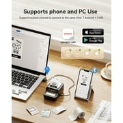 NIIMBOT B21 Pro HD Photo Printer Label Maker Machine, NEW Upgrade !300 DPI ! Sticker Printer Thermal Labeler for Business Home Office Organization,Black
