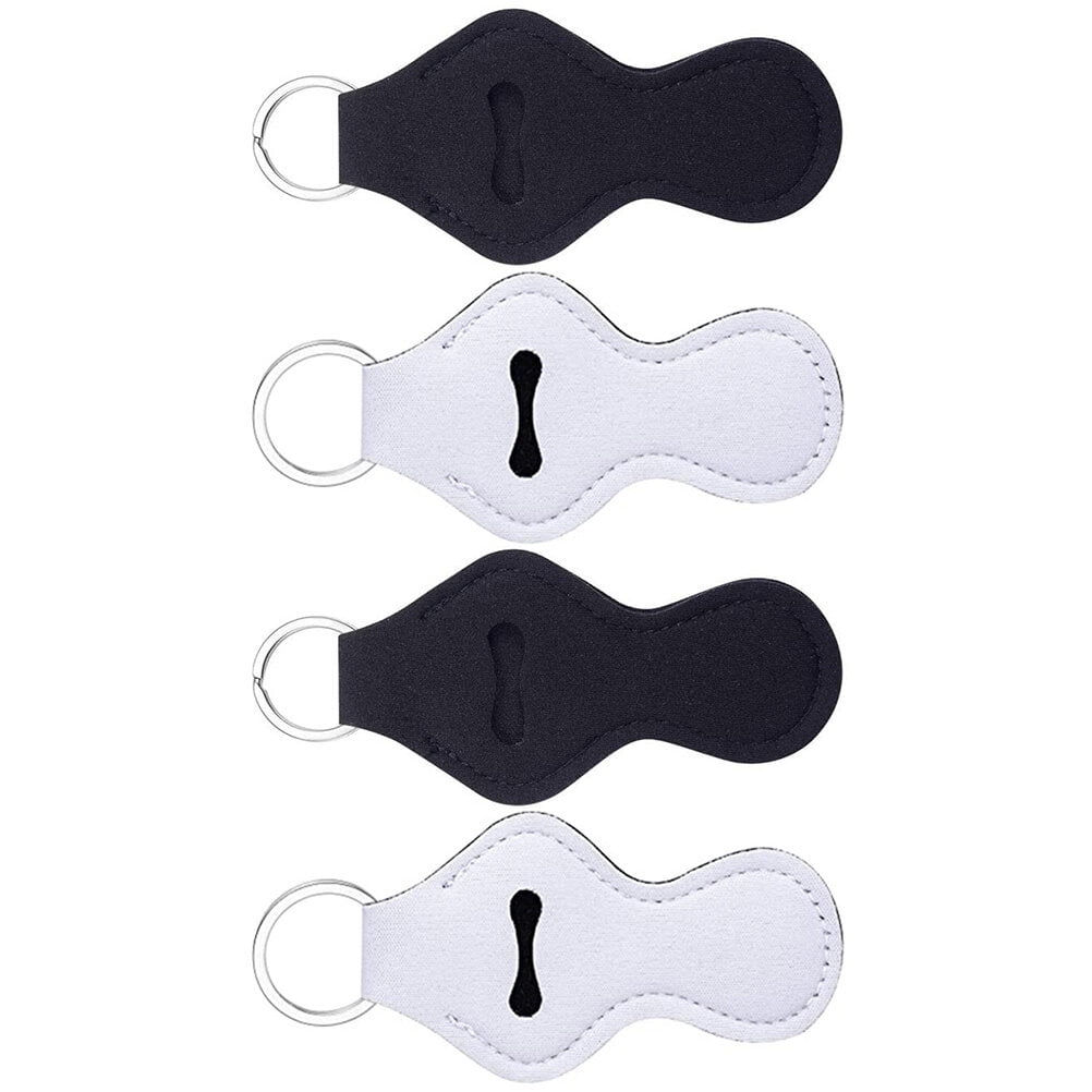  Wyleaves Quality Sublimation Chapstick Holder Keychain