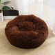 thumbnail image 3 of Soft Plush Round Pet Bed Cat Soft Bed Cat Bed for Cats Small Dogs, 3 of 5
