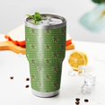 thumbnail image 3 of 30oz Green Bigfoot Pattern Tumblers Stainless Steel Tumbler with Lid and Straw,Vacuum Insulated Double Wall Travel Tumbler Cups Mug with Cleaning Brush for Coffee,Tea, 3 of 7