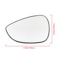 thumbnail image 1 of Heated Car Side Rear View Wing Mirror Clear Glass Convex With Backing Plate fit For Ford Fiesta MK7 2008 2009 2010 2011 2012-17 Left, 1 of 6