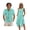 Green Palm Leaves, variant on Whosucclay Green Palm Leaves Print Couple Hawaiian Matching Outfits Men's Button Down Shirt Womens Summer Dress Sleeveless Midi Dresses Family Matching Hawaii Outfits Sets for Husband and Wife, S