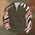 thumbnail image 1 of Blusas y camisas de manga larga con cuello redondo para hombre Sudadera con puños en los hombros estampada para hombre Blusa de poliéster de manga larga con cuello redondo para hombre, 1 of 3