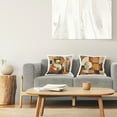 thumbnail image 3 of Stupell Industries Contemporary Earth Tones Decorative Printed Throw Pillow, 18 x 18, 3 of 5