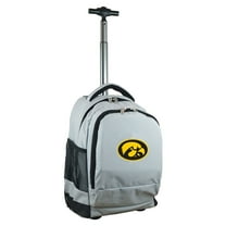 Gray Iowa Hawkeyes 19'' Premium Wheeled Backpack