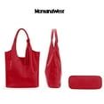 thumbnail image 5 of Montana West Slouchy Hobo Bags for Women Soft Designer Shoulder Purses Ladies Top Handle Handbag, Red, 5 of 7