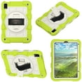 thumbnail image 4 of Kids Friendly Case for Apple iPad mini 6th Generation 8.3 inch Tablet Case - with Rotatable Wristband Hidden Stand Shoulder Strap Military Grade Shockproof Cover for iPad mini 6th Gen - Mint, 4 of 11