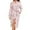 A-Pink264, variant on XIAONU Women's Fluffy Robe Set Bow Roomy Hooded Long Sleeve Sleepwear Snug Charming Loungewear Nightwear