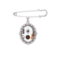 thumbnail image 1 of guitar headset cd microph music pattern Brooch Pin Dress Shirt Shawl Clips, 1 of 3