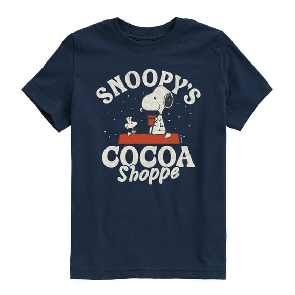 Peanuts - Snoopys Cocoa Shoppe - Youth Short Sleeve Graphic T-Shirt