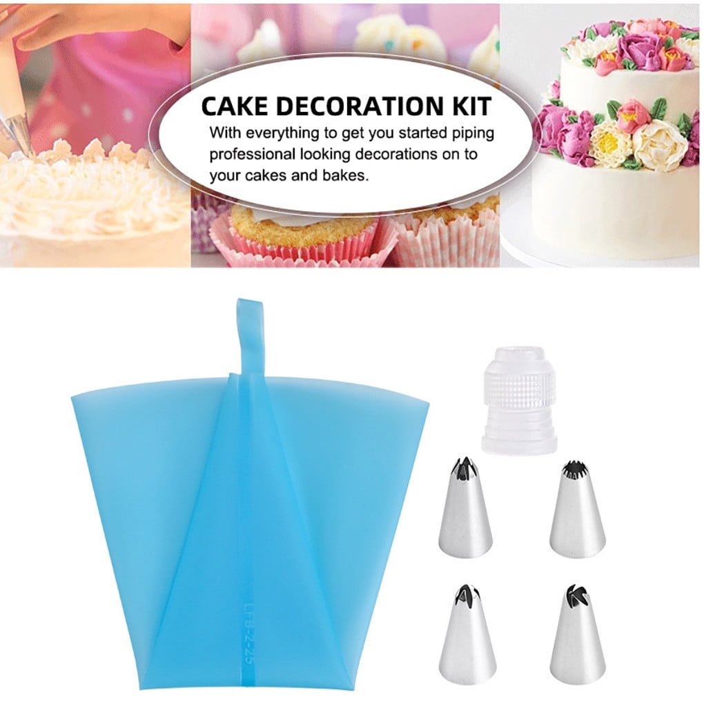6PCS Professional Reusable Pastry Bags Cream Cake Decorating Bags for Baker