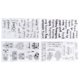 thumbnail image 2 of Sellos transparentes sellos para hacer tarjetas de amplia aplicabilidad 4 piezas para sobres para álbum de fotos Amonsee Otros, 2 of 8