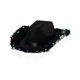 thumbnail image 2 of Sombrero de vaquero con luces LED y plumas de Halloween Fiudx rojo con luces negras y adornos de Claus, 2 of 6