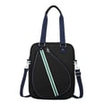 thumbnail image 3 of DYNWAVECA Tennis Bag Water Resistant Racquet Holder Practical Pouch Fashion Professional Tennis Racket Bag for Outdoor Travel Beginners black crossbody, 3 of 10