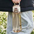 thumbnail image 5 of Dalxymotic Sports Push Straw Lid Water Bottle, 24 fl oz Push Straw Spill Proof Bottle, Portable Gym Travel Outdoor Summer, Sports Water Bottle for Gym, Travel, Outdoor, Summer, 5 of 5