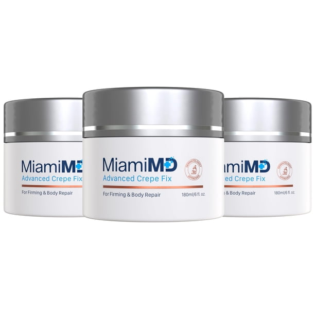 Crema reafirmante para la piel MiamiMD Advanced Crepe Fix 3 x 180 ml