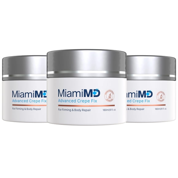 Crema reafirmante para la piel MiamiMD Advanced Crepe Fix 3 x 180 ml